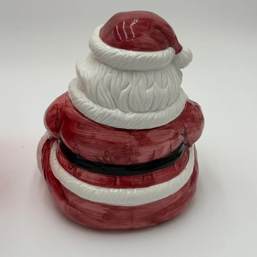 Vintage Ceramic‎ Santa Claus Cookie Jar Christmas Holiday Decor